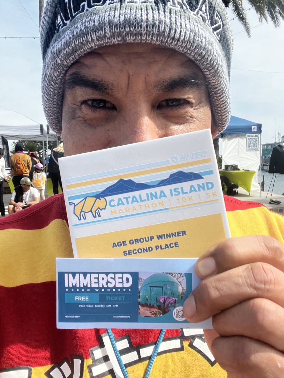 Catalina 2nd Place 10K